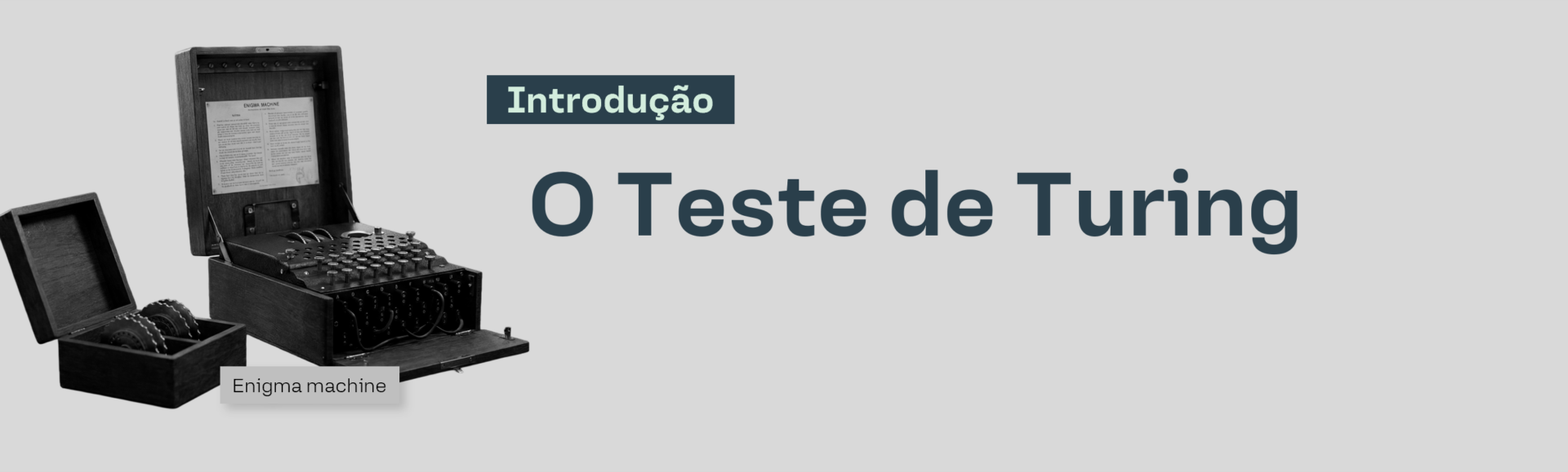 Introdução - O teste de Turing